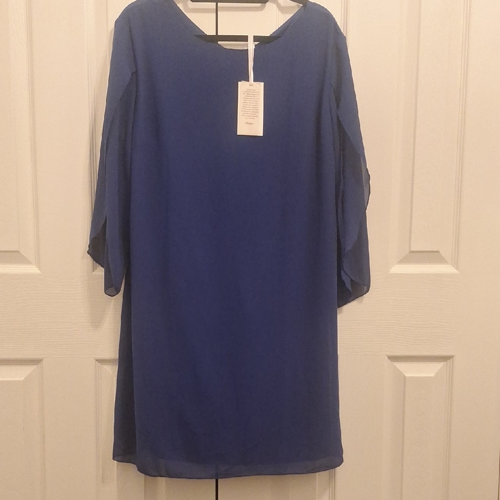 Elegant Royal Blue Women's Tunic
